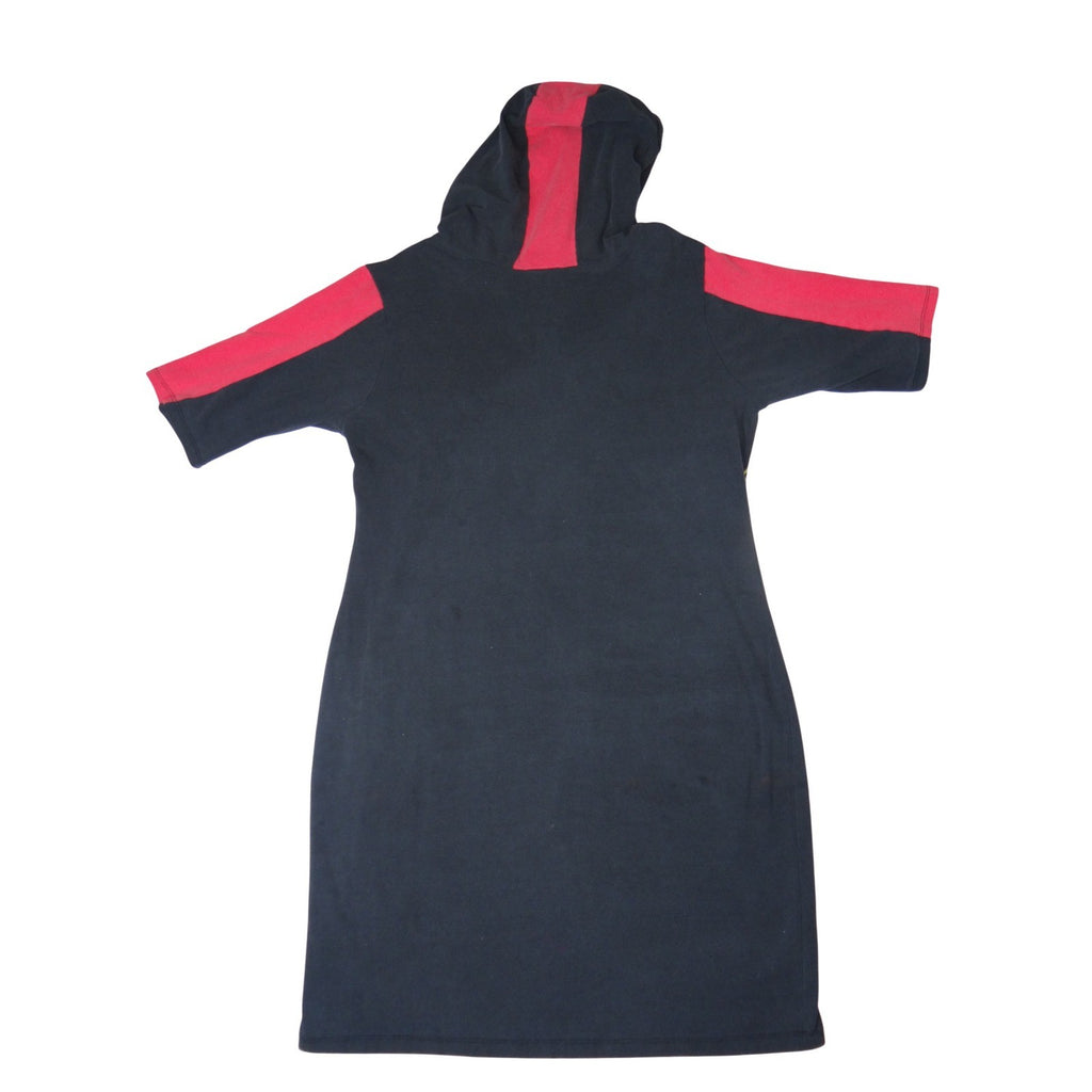 Chesley Womens 2X Black Red Reggae Night Wild Party Graphic Hooded Dress