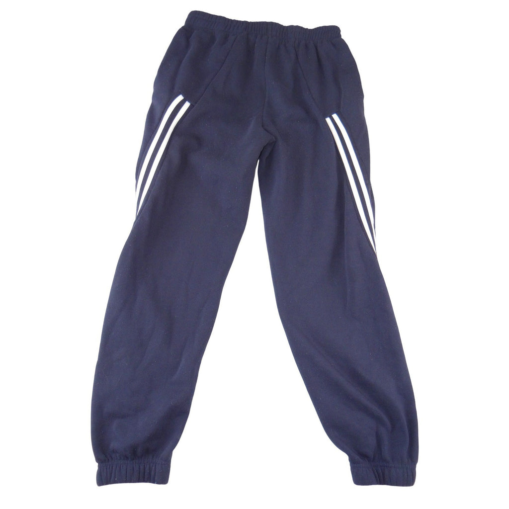 Athletico Mens Navy Blue Fleece Joggers Striped Sweatpants Size L