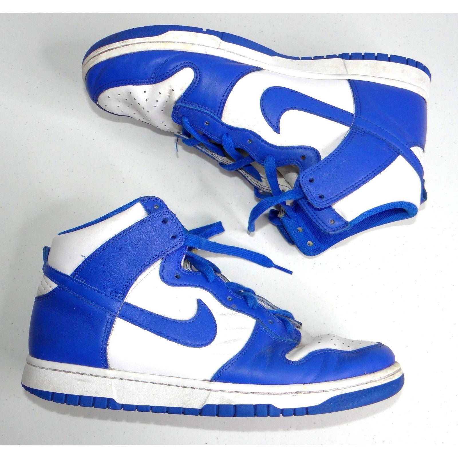 Nike Dunk High Kentucky White Game Royal Blue DD1399-102 Mens 10.5 Retro Sneaker