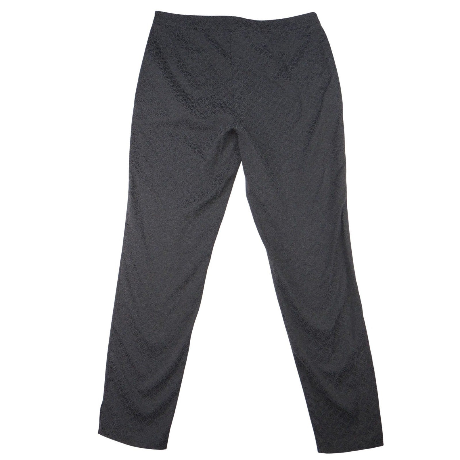 Sigrid Olsen Signature Womens Gray Geometric Pattern Stretch Pants Size 8