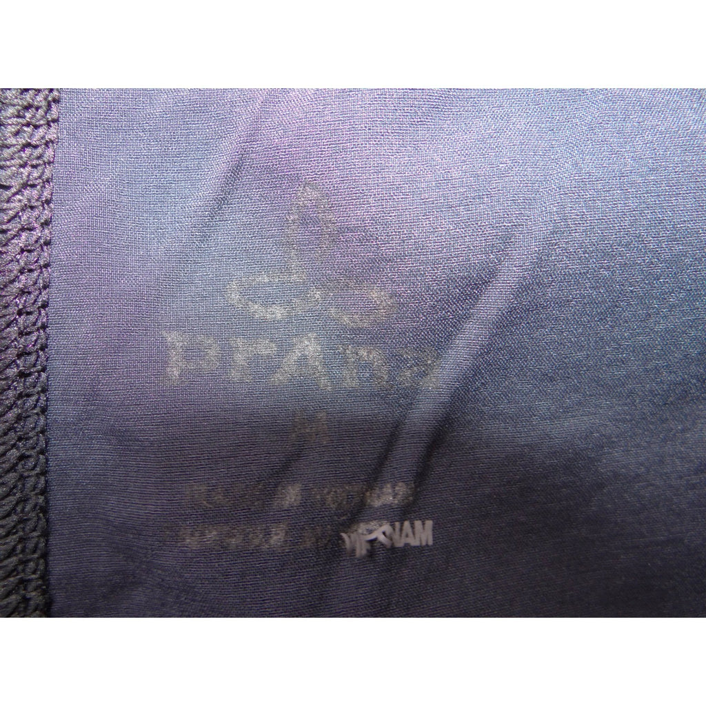 Prana Halle Crop Pants Navy Blue Womens Med Hiking Outdoor Travel Ribbed Waist