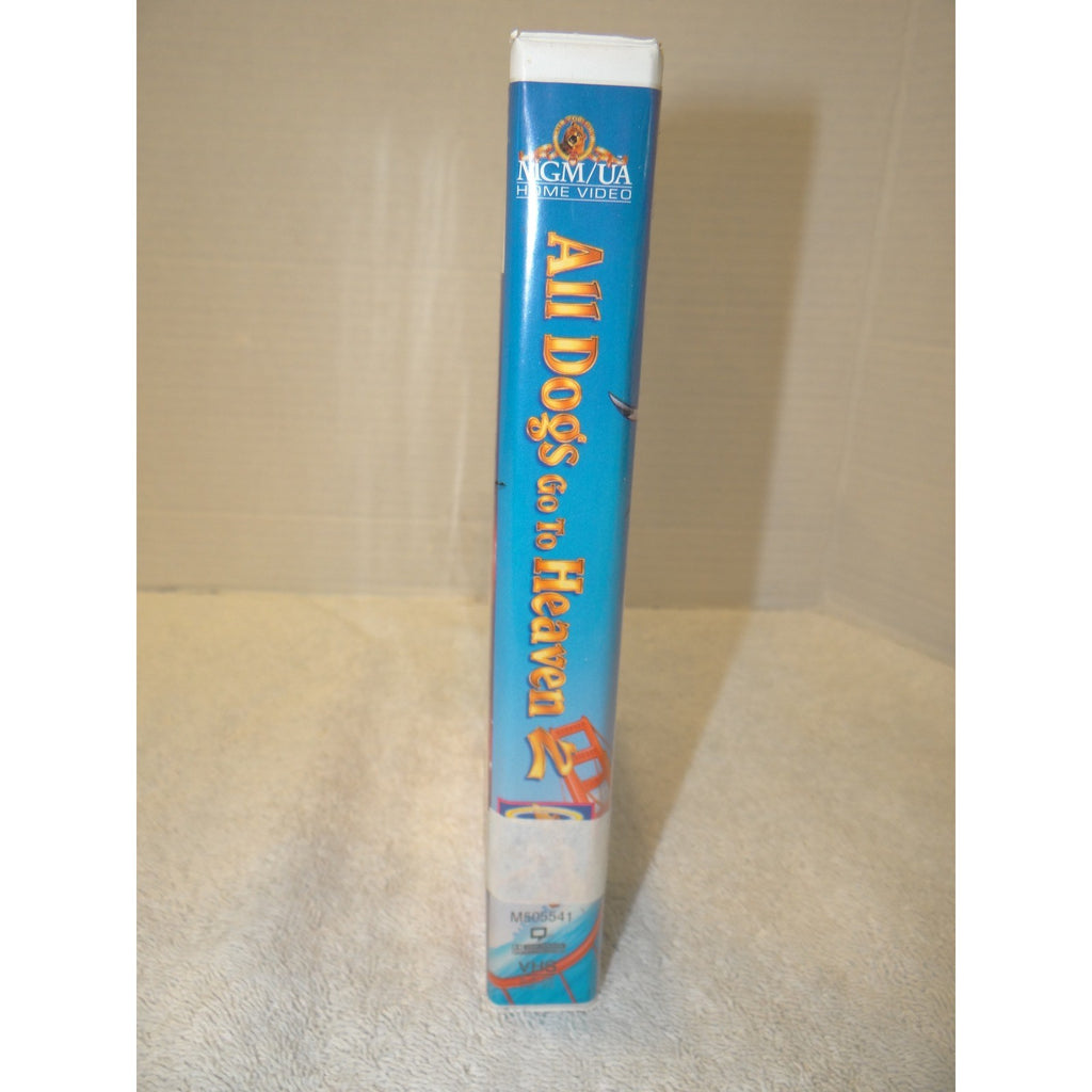 All Dogs Go To Heaven 2 VHS 1996 MGM/UA Animated Musical Charlie Sheen Clamshell