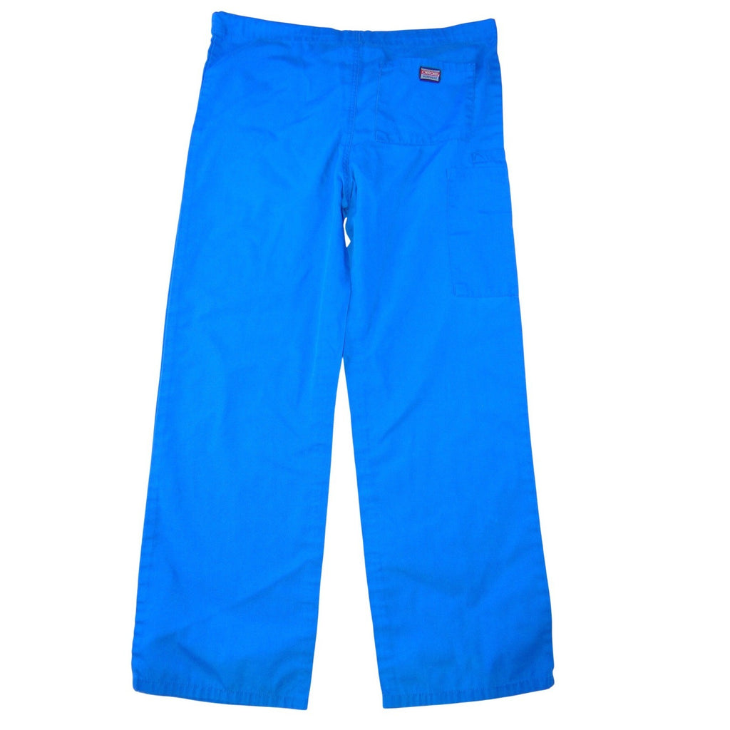Cherokee Workwear Royal Blue Scrub Pants Cargo Drawstring Womens XS