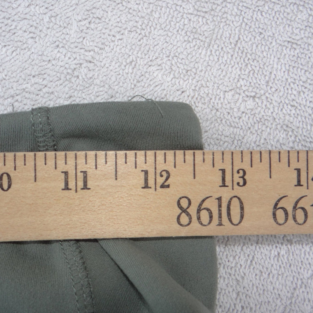 Danskin Womens Sage Green High Waisted Side Pocket Leggings Size Medium