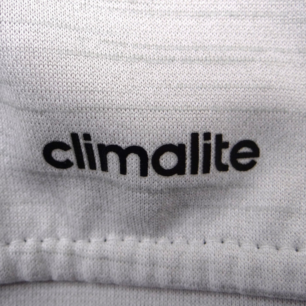 Adidas Mens Climalite Full Zip Track Jacket Gray Space Dye Mock Neck XL