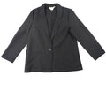 Vintage Land n Sea Black Blazer Jacket An American Tradition Size 14