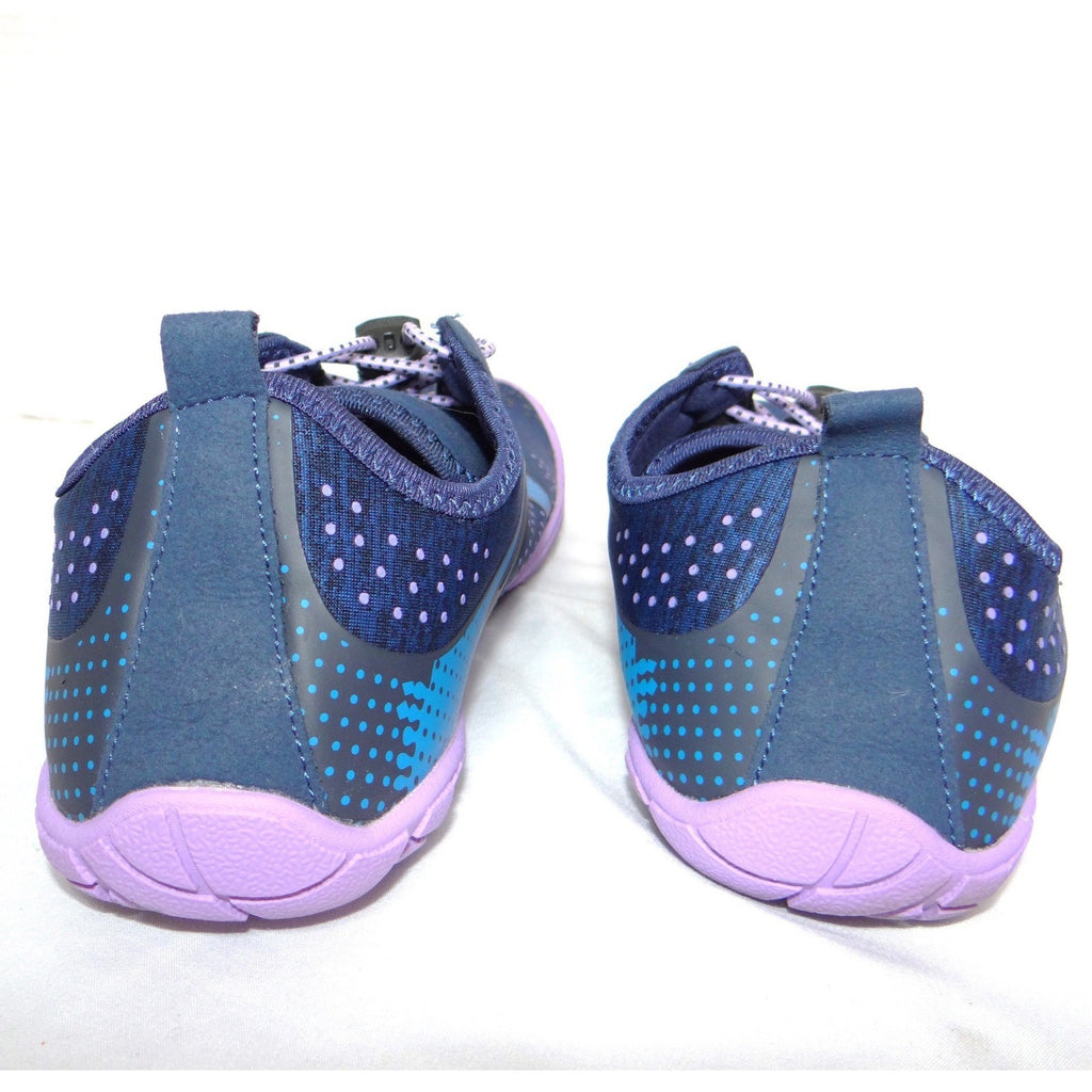 Nortiv 8 TrekLady-1 Women Barefoot Water Shoes Navy Blue Purple Size 10