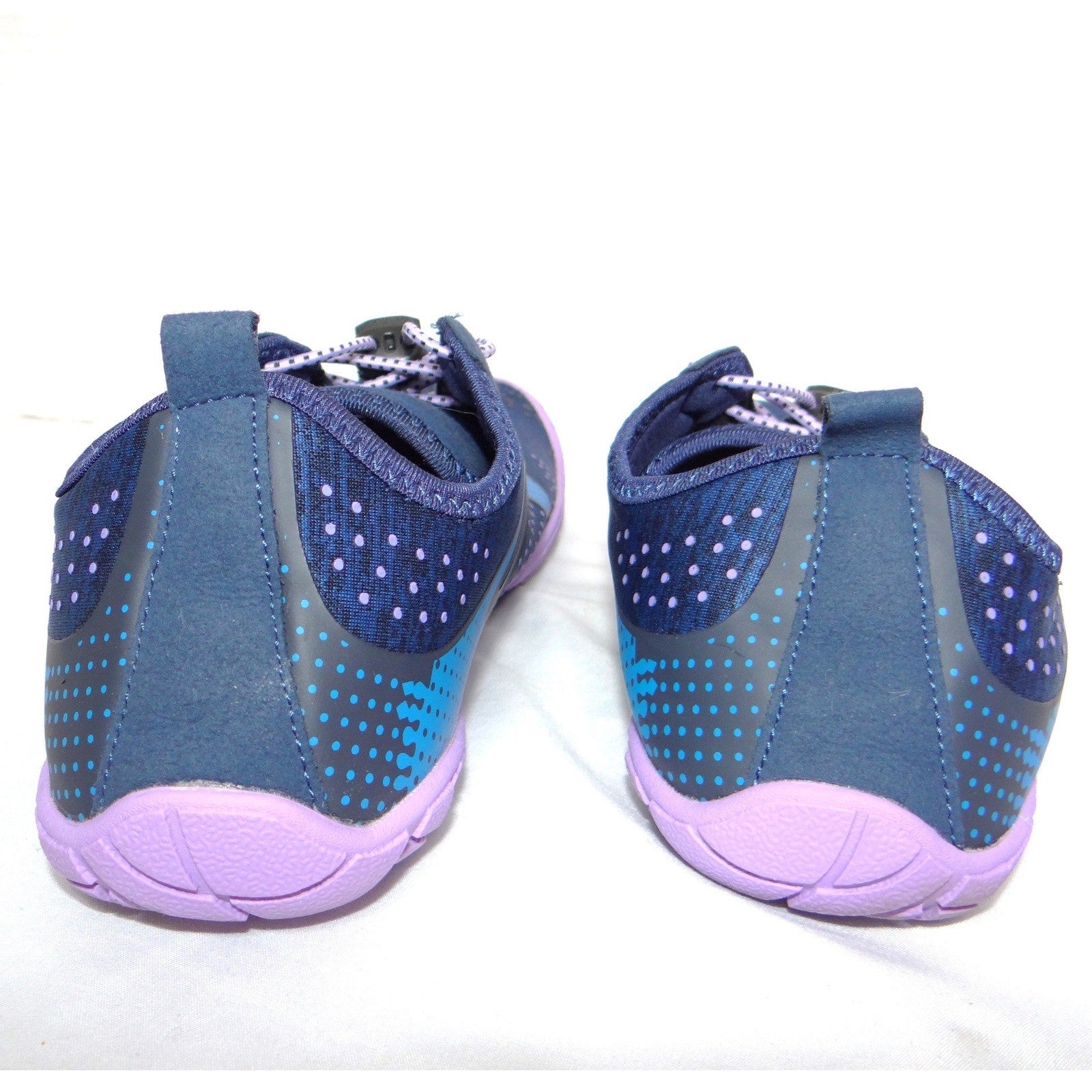 Nortiv 8 TrekLady-1 Women Barefoot Water Shoes Navy Blue Purple Size 10