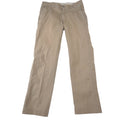 Columbia Mens Tan Khaki Canvas Utility Hiking Pants Straight Leg 32x30