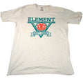 Element Organic Cotton T Shirt Men's XL Beige Graphic Tee Est 1992