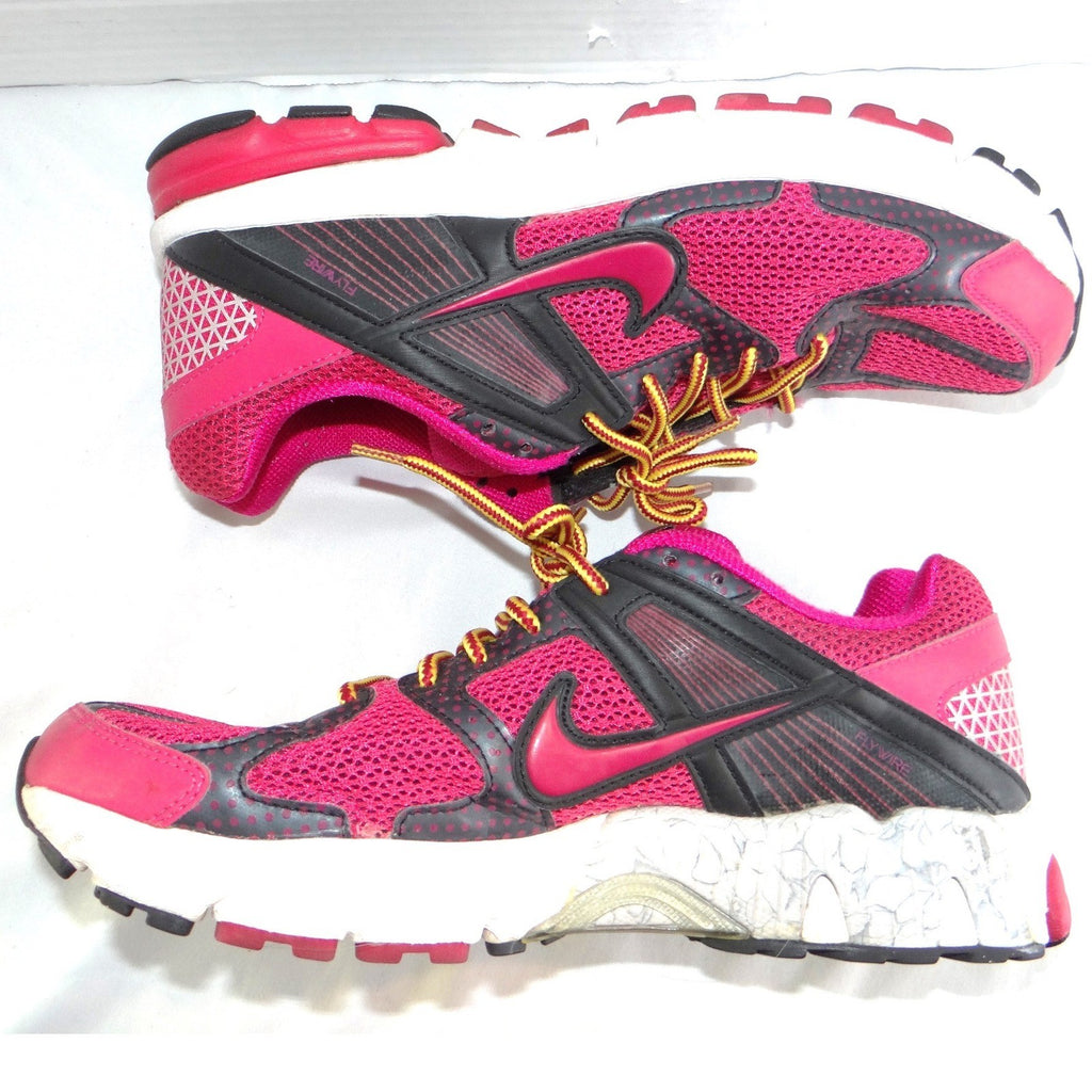 Nike Air Zoom Structure 14 Womens Pink Black Running Shoes Size 9
