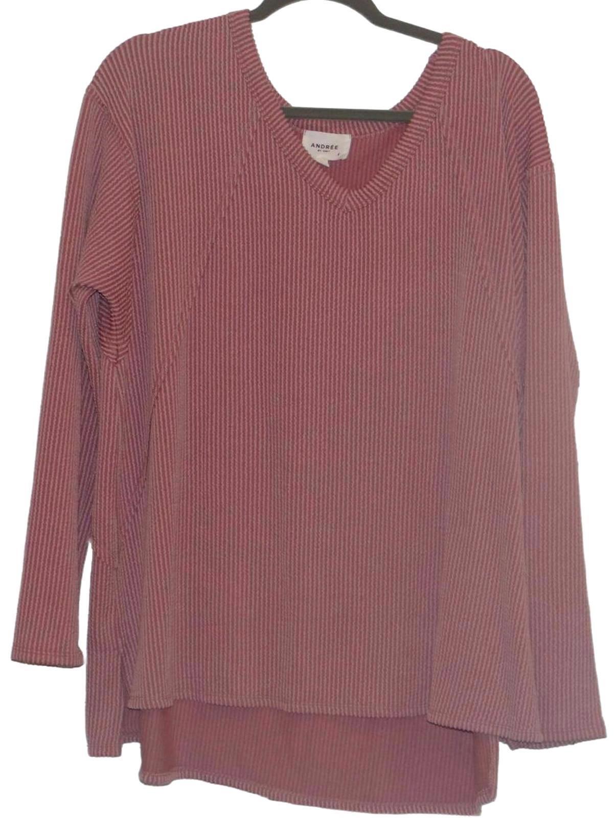 Andrée by Unit Women's Long Sleeve V-Neck Top