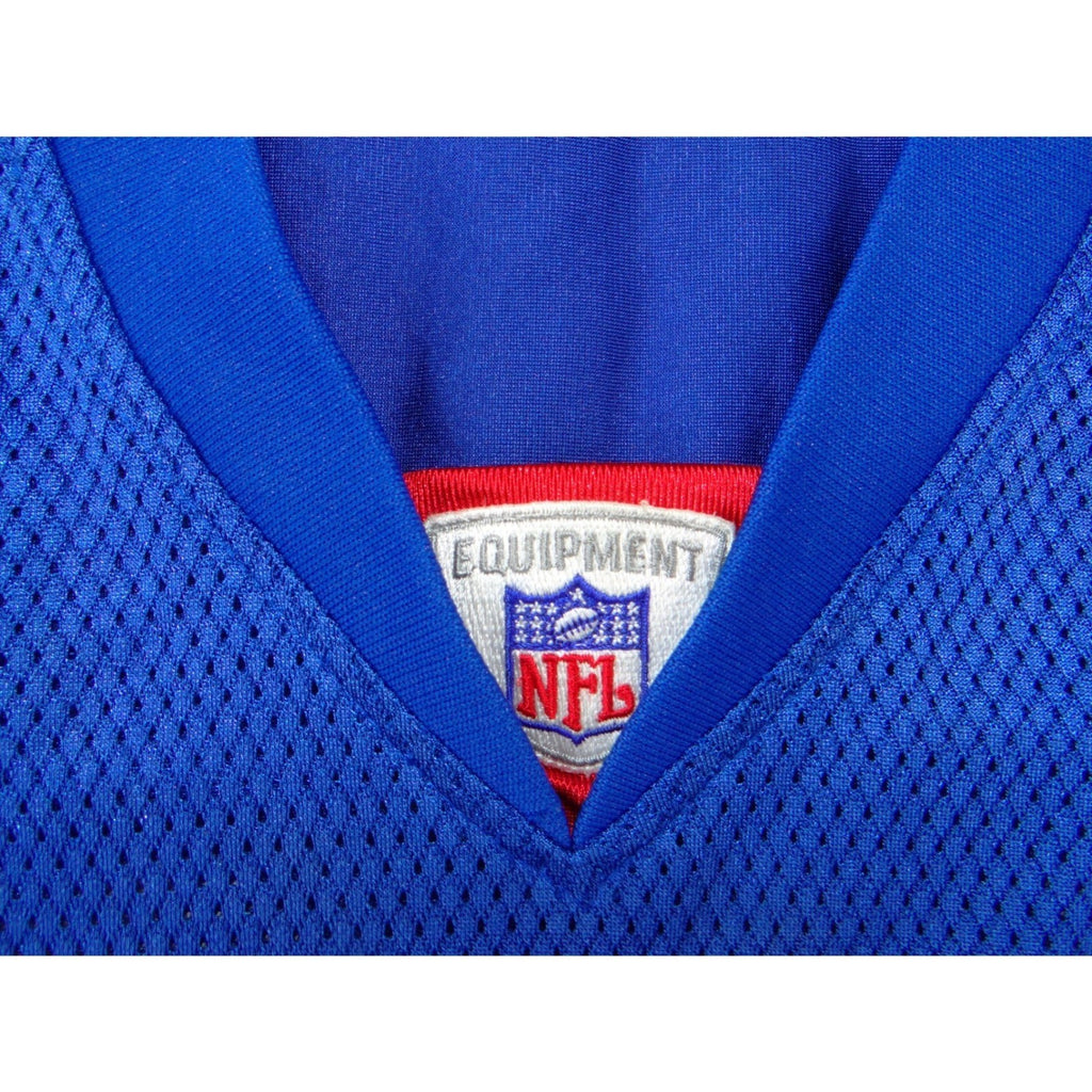 New York Giants Tiki Barber 21 Jersey VTG Mens XL Blue Mesh Football Reebok NFL
