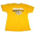 Nashville Predators Smashville T-Shirt XL Gold 2014-15 Schedule NHL Hockey Tee