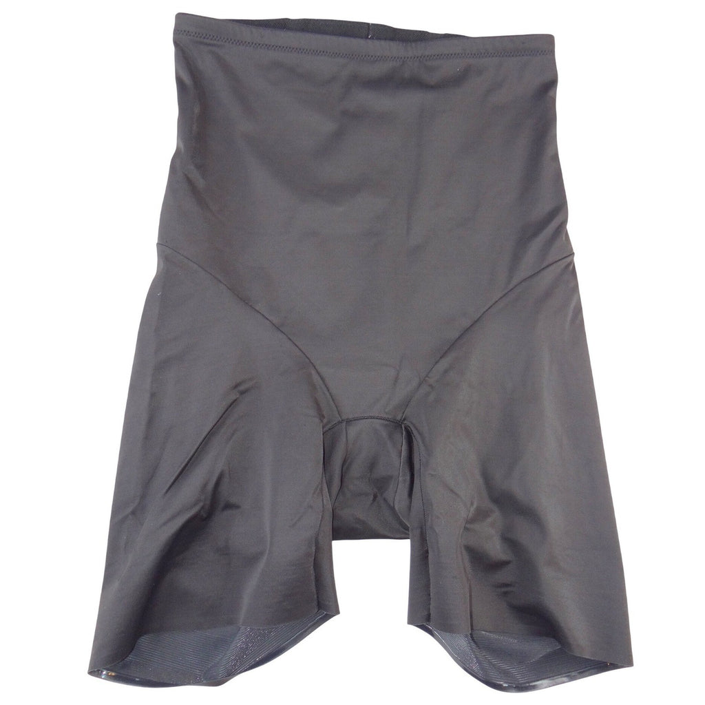 Black High Waisted Shapewear Shorts Tummy Control Mid Thigh Shaper