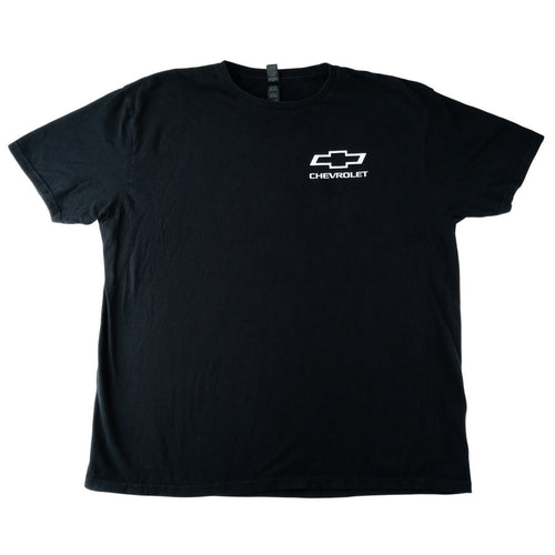 Chevrolet Black T Shirt Mens XL Gildan Softstyle Short Sleeve Graphic Tee