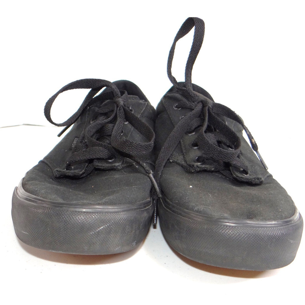 Vans Atwood Triple Black Canvas Low Top Skate Shoes Mens 13