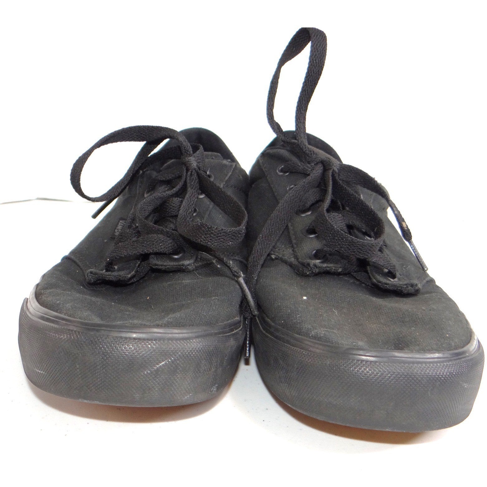 Vans Atwood Triple Black Canvas Low Top Skate Shoes Mens 13
