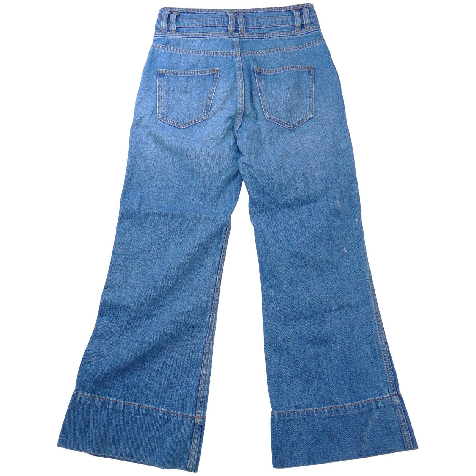 Current Elliott High Waisted Wide Leg Jeans Blue Medium Wash Size 26