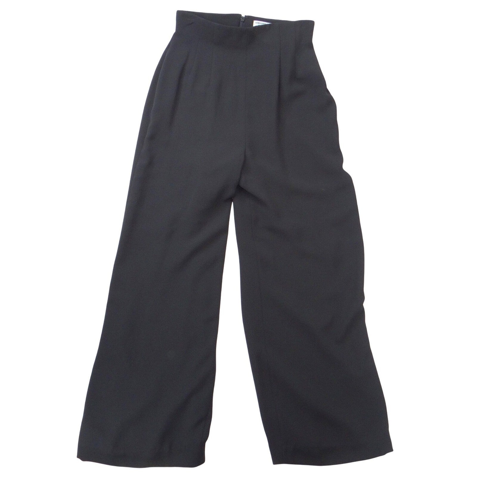 Vintage Adrianna Papell Evening Essentials Black Wide Leg Dress Pants Size 4