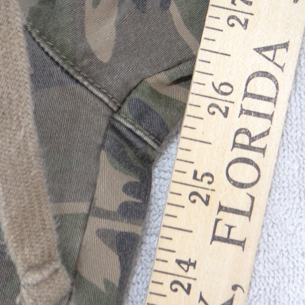 Cotton On Womens Camo Jogger Pants Green Camouflage Utility Drawstring Size 2