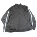 Jordan Black Track Jacket Reflective Stripe Full Zip Men's Medium Athletic