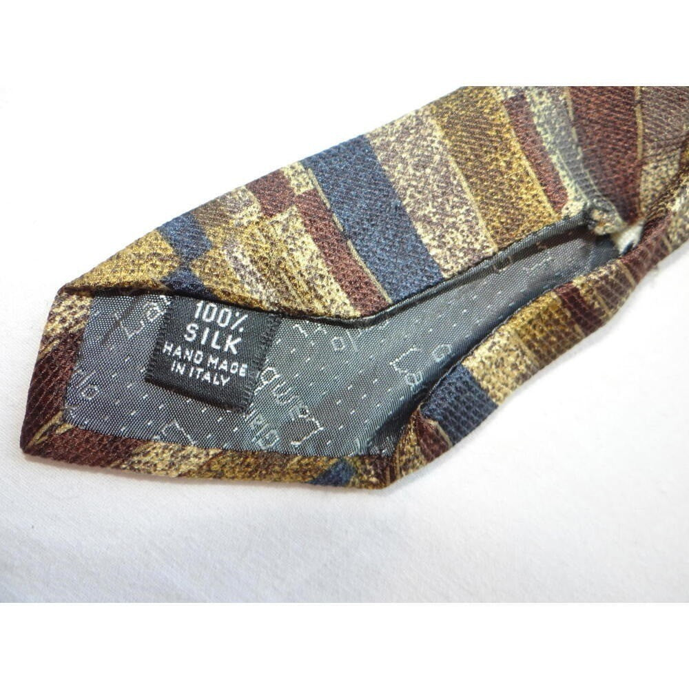 Lamberti 100% Silk Made in Italy Striped Tie