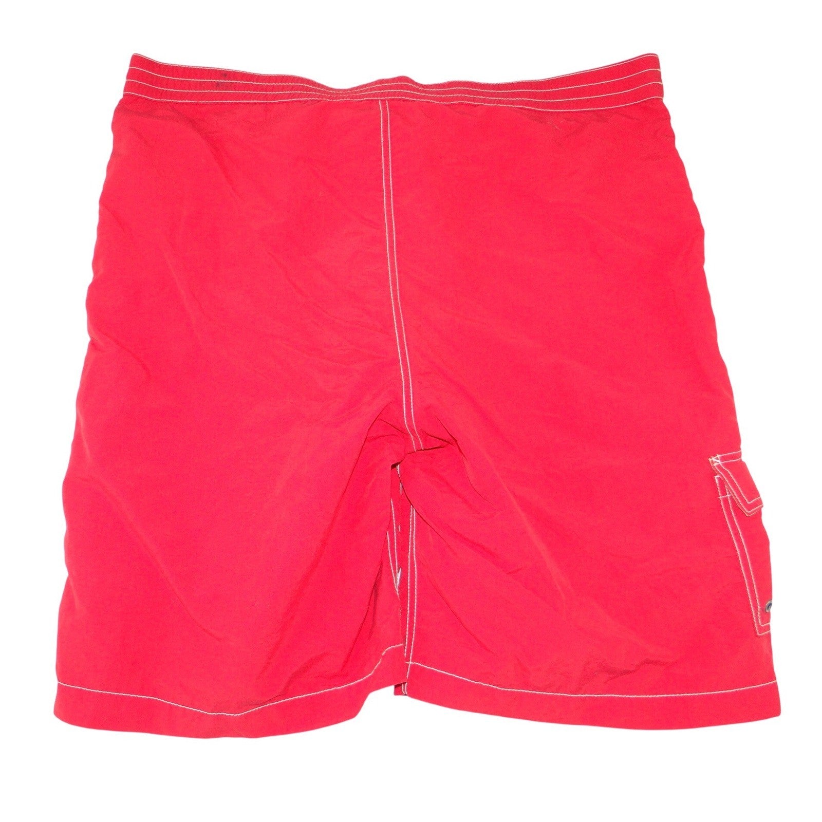 Polo Ralph Lauren Mens Red Board Shorts Cargo Swim Trunks Size Large