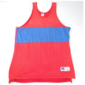 VTG Russell Athletic Men Red Blue Stripe Tank Top Athletic Fit Sz Large USA Made