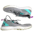 Nike Flex Experience RN 8 Womens Running Shoes Grey Teal Purple Size 5.5