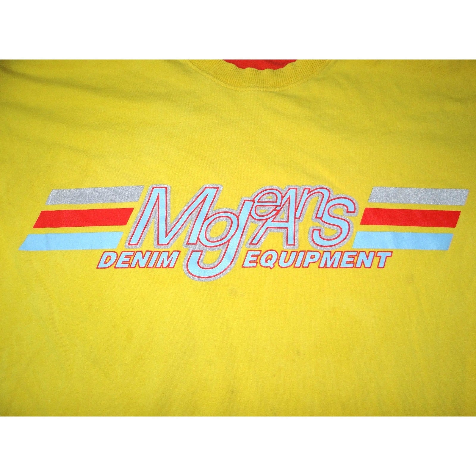 Maurice Malone Mojans Denim Equipment Yellow T Shirt Men's