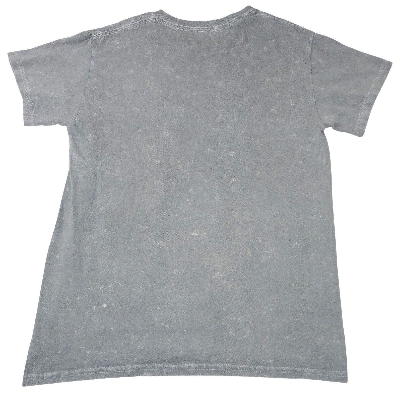 Nirvana Smiley Face T-Shirt Gray Acid Wash Graphic Tee Size S