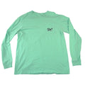 Vineyard Vines Mens L Soccer Whale Long Sleeve Pocket T-Shirt Mint Green