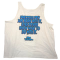 No Fear Vintage 90s Graphic Tank Top Mens XL White Precious Few Born With It