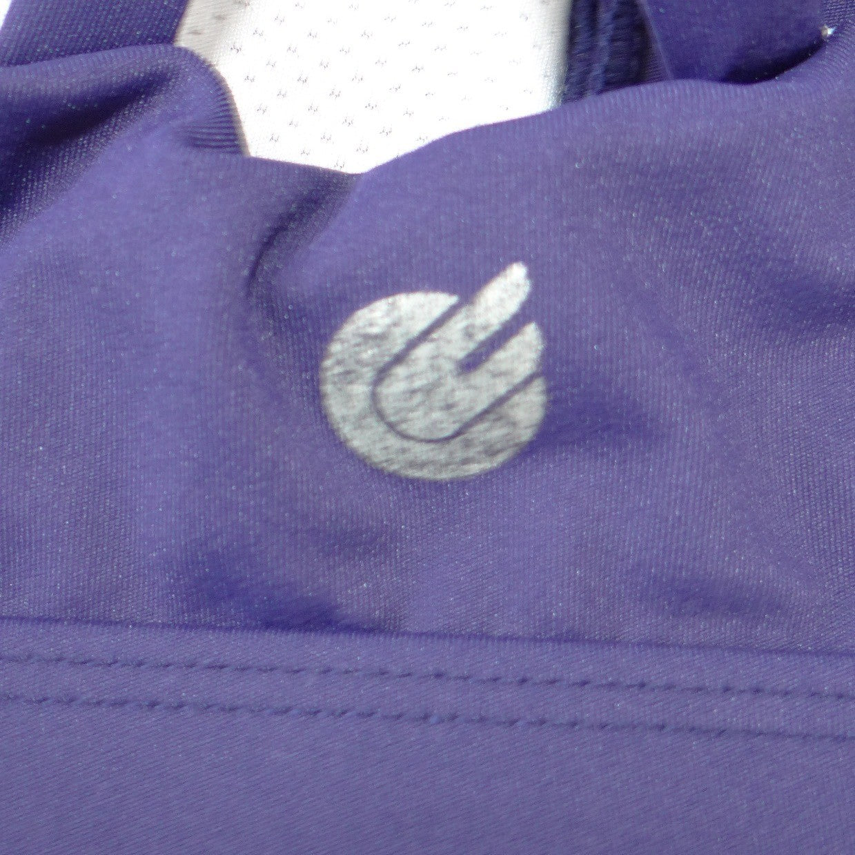 Dare 2B Purple Front Zip Criss Cross Back High Impact Sports Bra Mesh Lined
