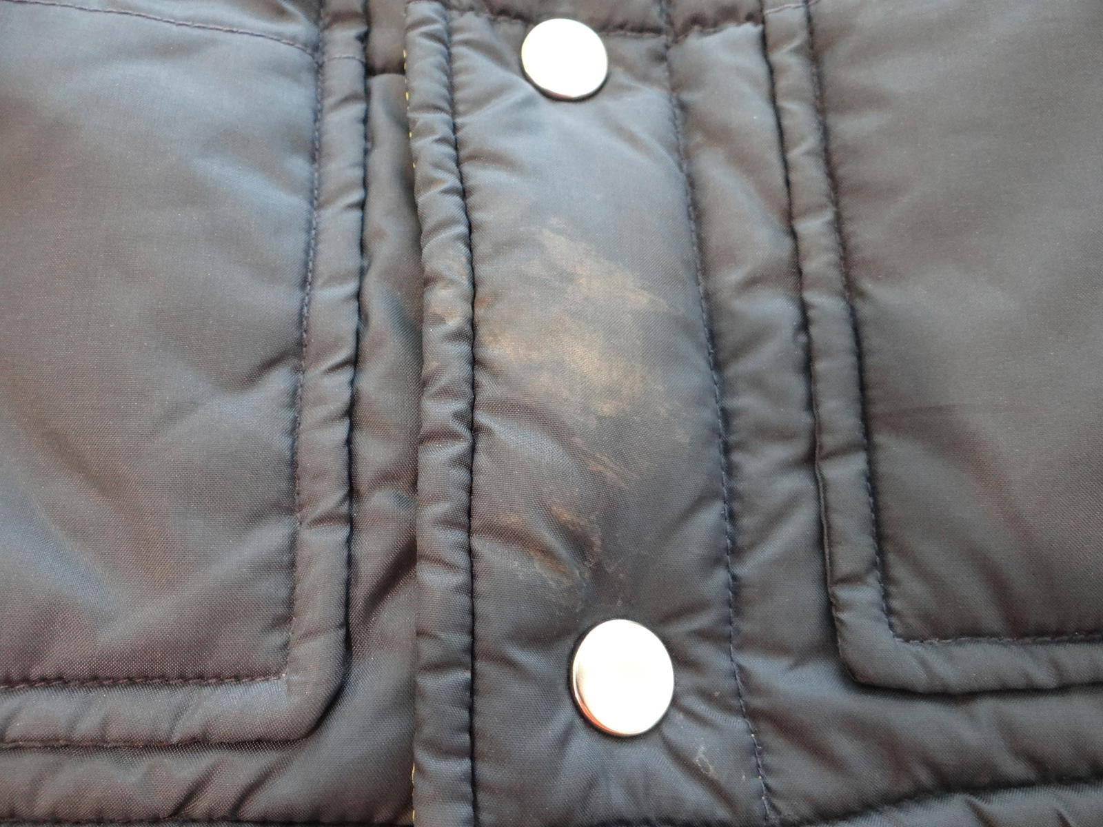 Vintage 1980s Men's Reversible Puffer Vest with Snap Buttons