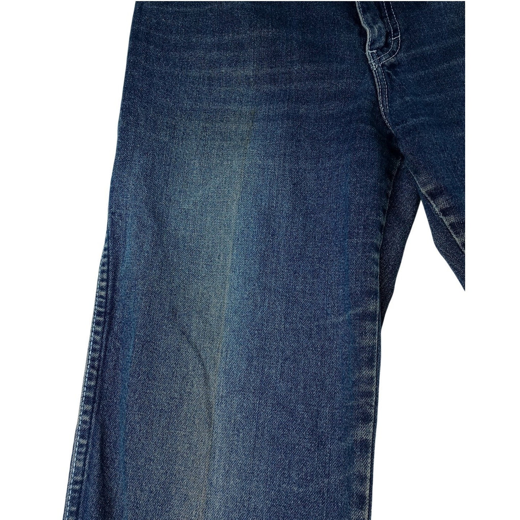 Vintage Denim Jeans High Waisted Bell Bottoms Women's Blue Wash