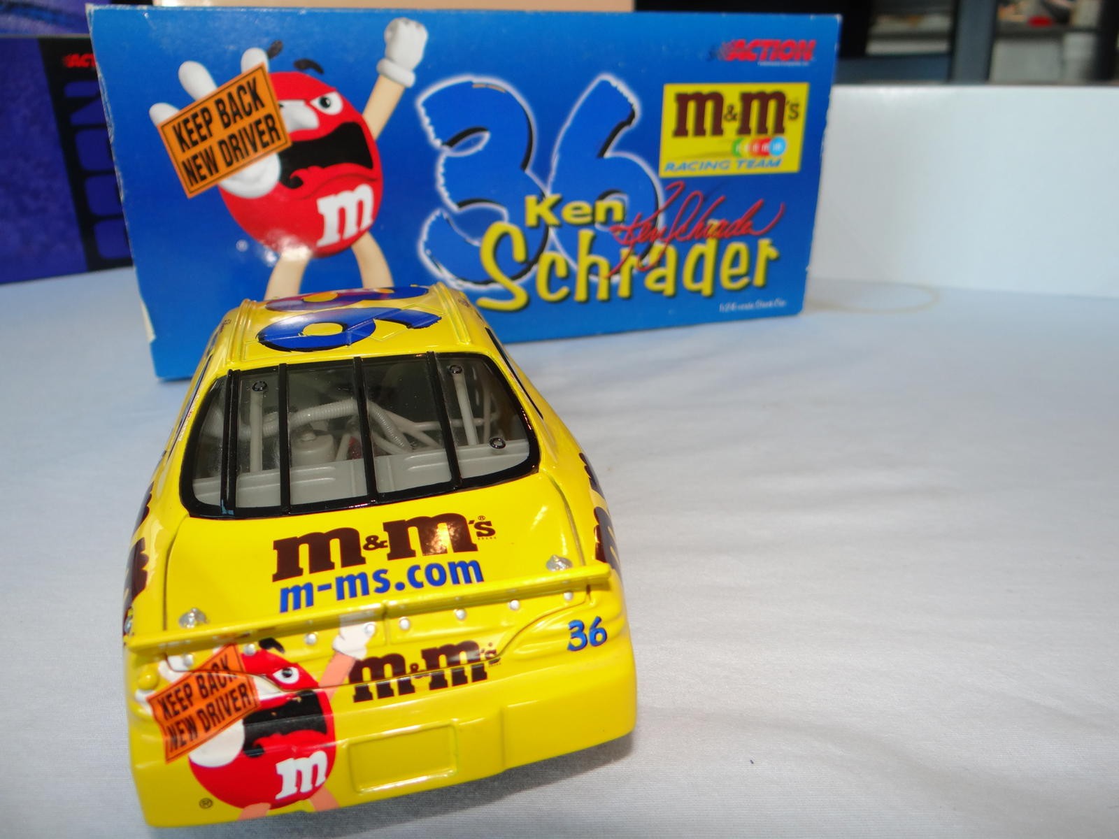 Ken Schrader #36 1/24 Action Nascar M&M's car