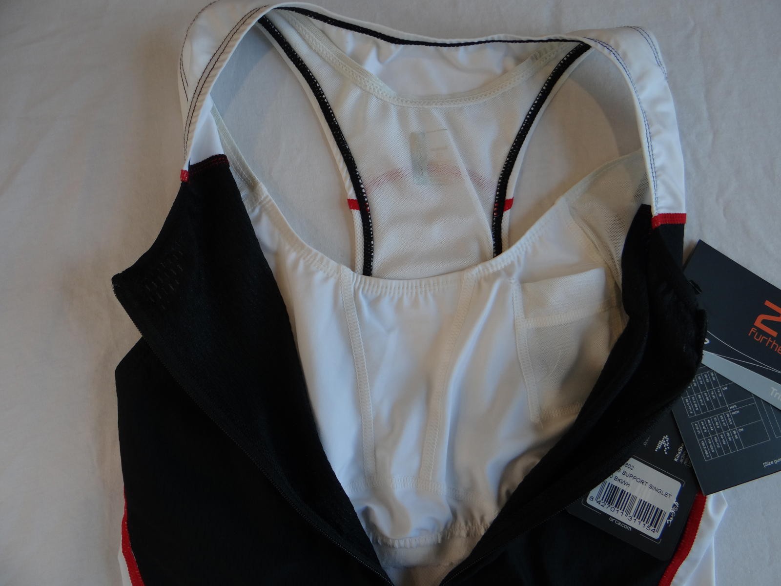Orca Women's Athletic Tank Top with Front Zipper