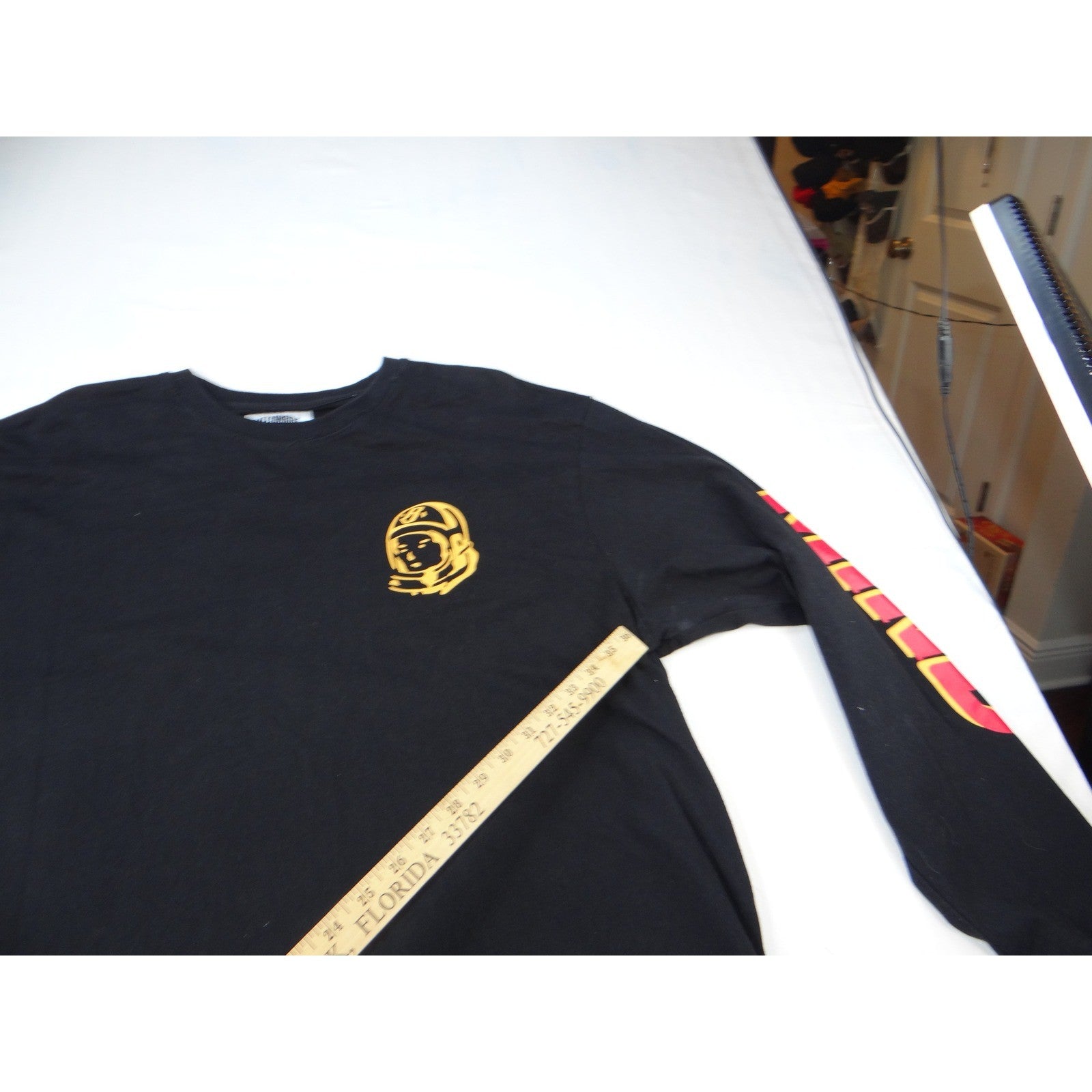 Billionaire Boys Club Astronaut Helmet Long Sleeve T Shirt Black XXXL