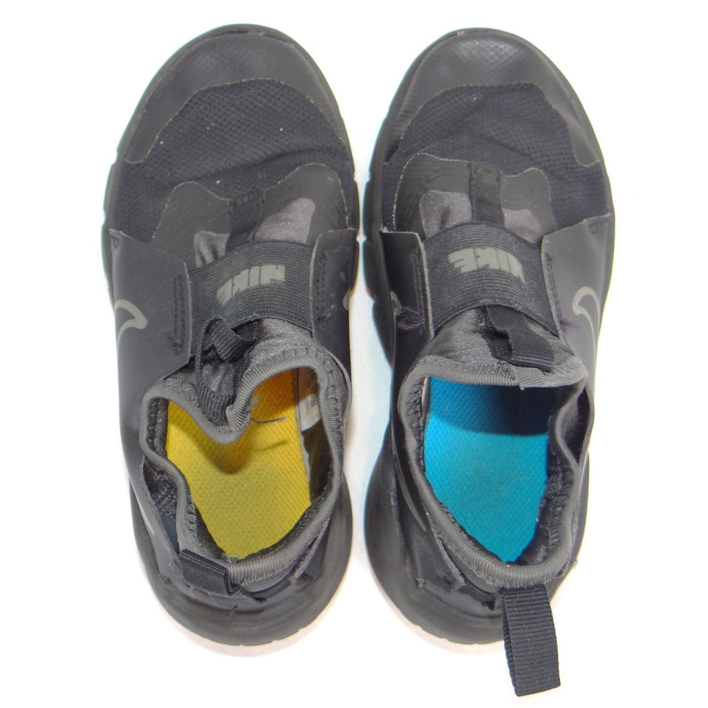 Nike Dynamo Go FlyEase Kids Black Anthracite Sneakers DJ6040-001 Size 13.5C