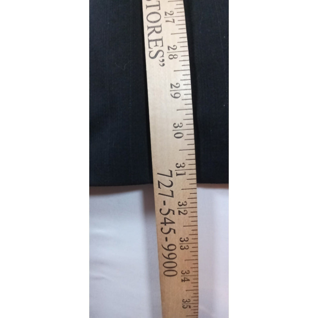 Harve Benard Black Suit Jacket Blazer Two Button Classic Fit Formal Business