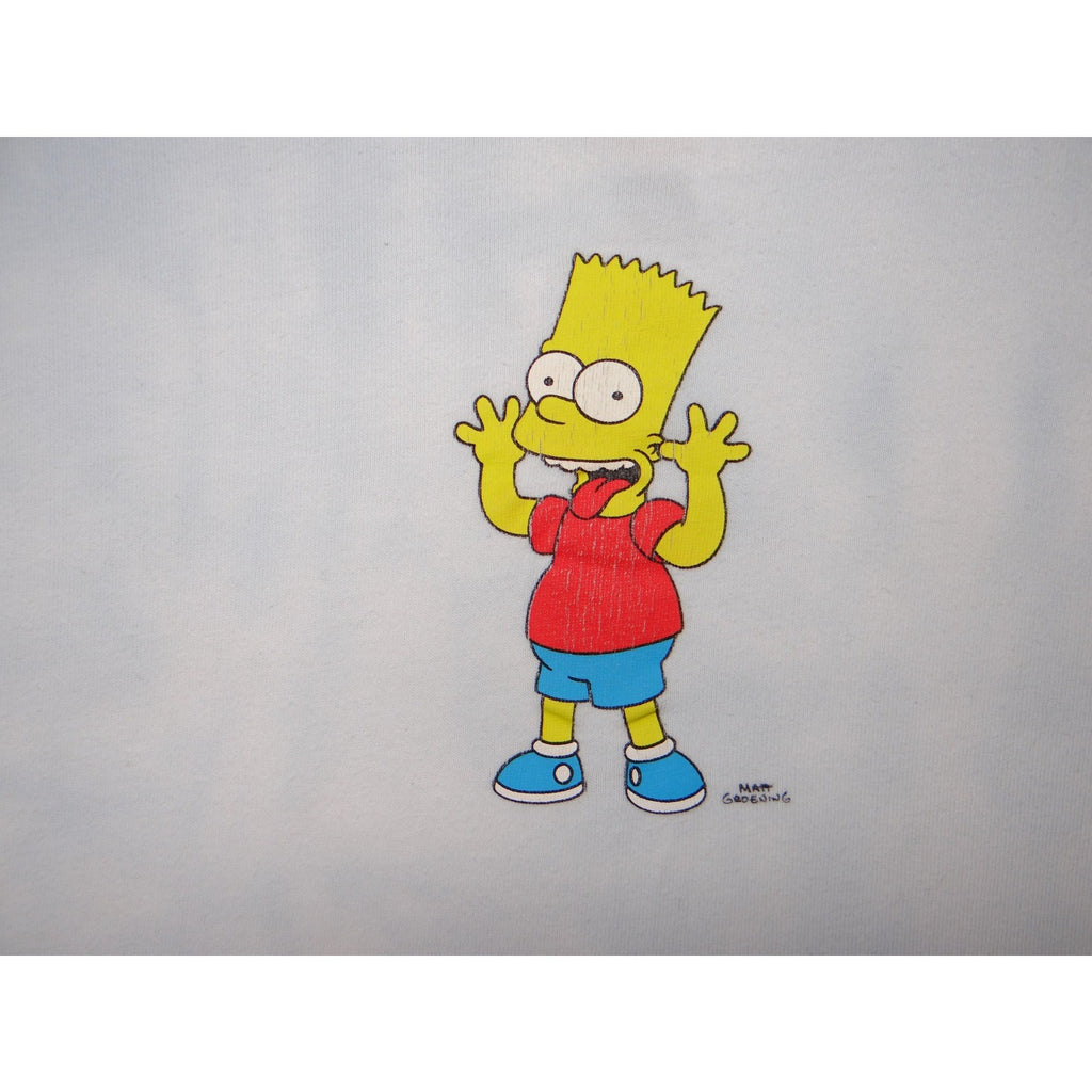 Billabong The Simpsons Bart Simpson T Shirt Mens Medium Light Blue Graphic Tee