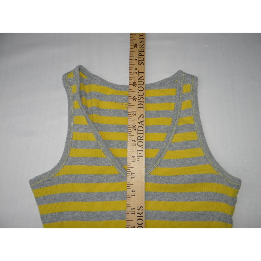 Y2K Wet Seal Lace Trim Striped Cami & American Eagle Ribbed Tank Top Bundle 2pc