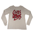 The Chainsmokers World War Joy Long Sleeve Tour Graphic T Shirt Cream Men Large