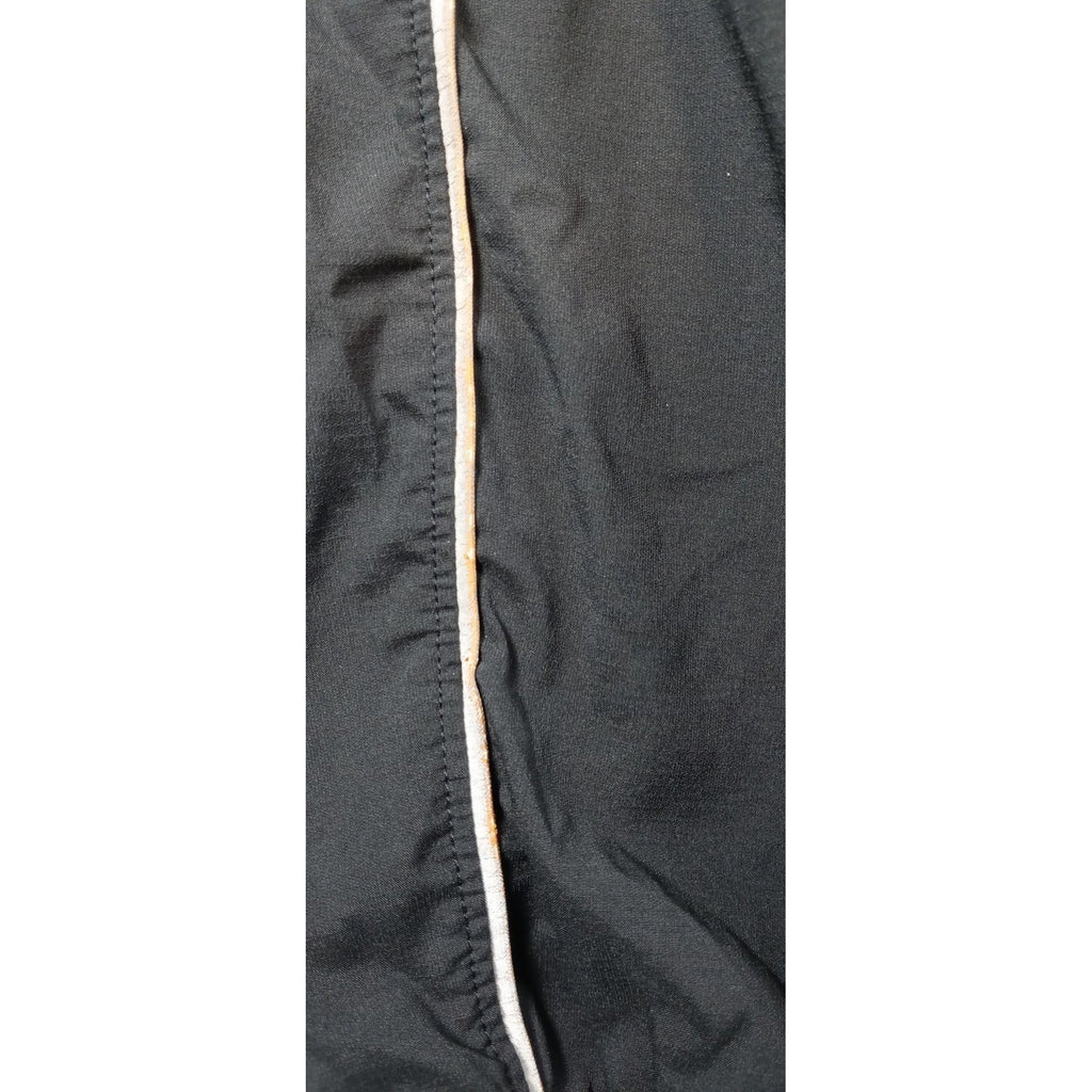Jordan Black Track Jacket Reflective Stripe Full Zip Men's Medium Athletic