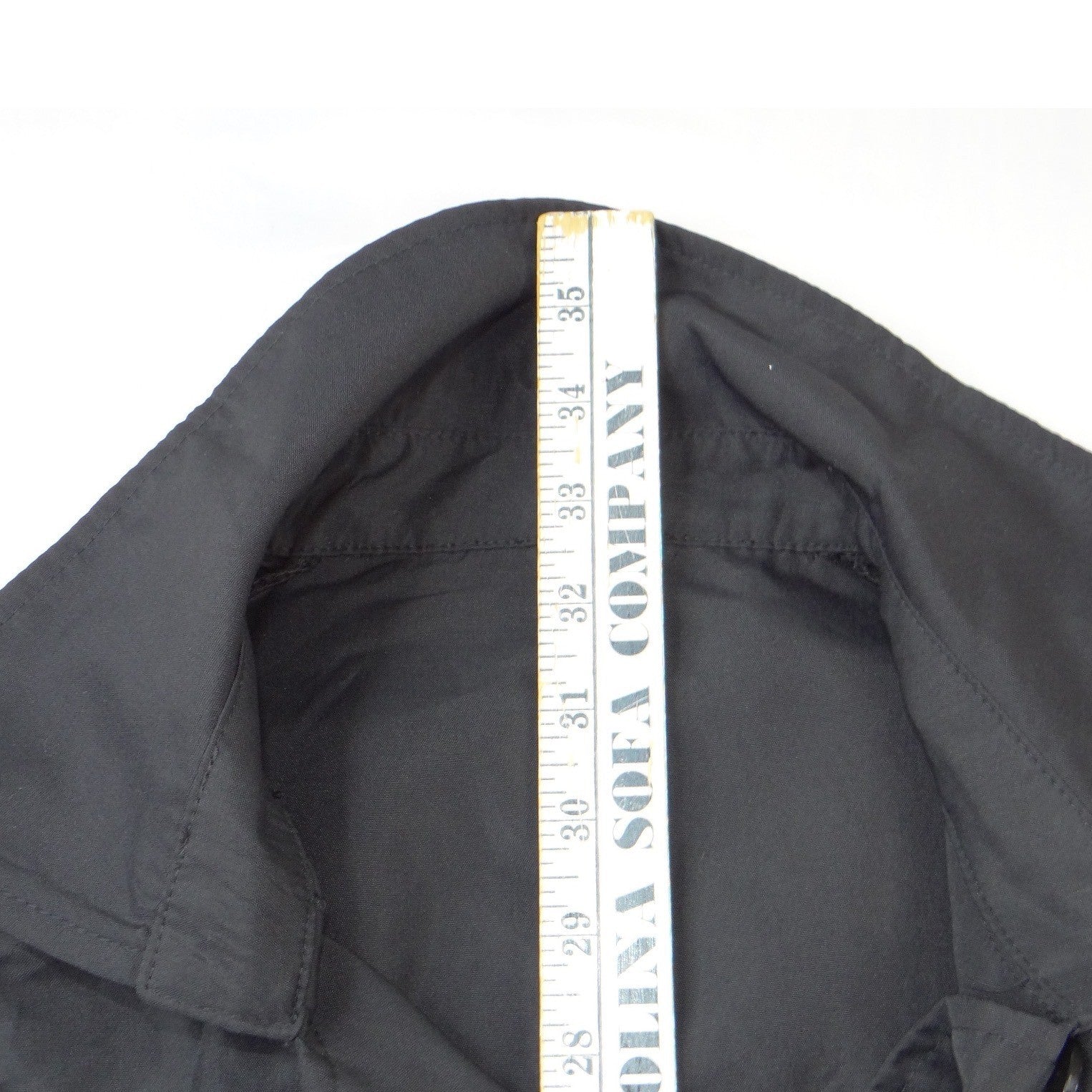 Womens Black Double Breasted Trench Coat XL Cuff Ties Mid Length Jacket