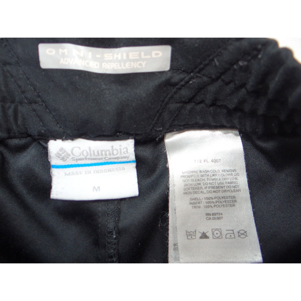 Columbia Omni-Shield Women's Black Athletic Hiking Shorts Size M Drawstring