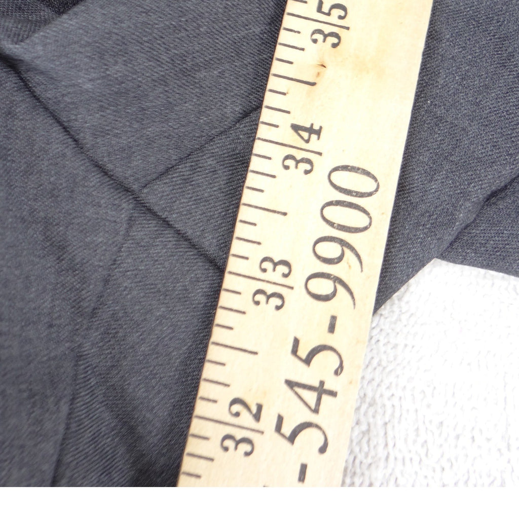 Hart Schaffner Marx Mens Charcoal Gray Flat Front Dress Pants Trousers 36R