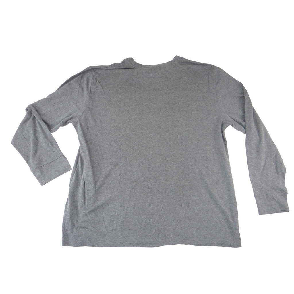 Brahma Mens XL Long Sleeve Pocket T-Shirt Charcoal Gray Heather Workwear